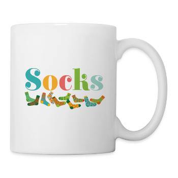 Rock Your Socks Down Syndrome Awareness Trisomy 21 - Tasse - Weiß - Rechts