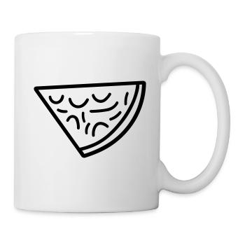 Pizza slice - Mug - white - Right