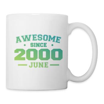 Juin 2000 Anniversaire Année 2000 Juin Cadeau 2000 - Mug blanc - blanc - Droite