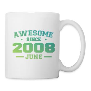 June 2008 Birthday Year 2008 June Gift 2008 - Mug - white - Right