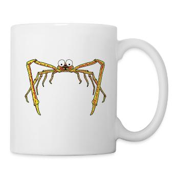japanisch Riesenkrabbe Riesenkrabben Krebse Japan - Tasse - Weiß - Rechts