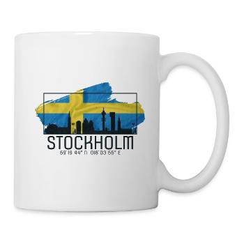 Stockholm ist immer eine gute Idee - Tasse - Weiß - Rechts