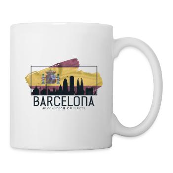Barcelona is always a good idea - Mug - white - Right