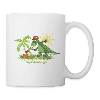 Investigatosaurus - Tasse - Weiß - Rechts