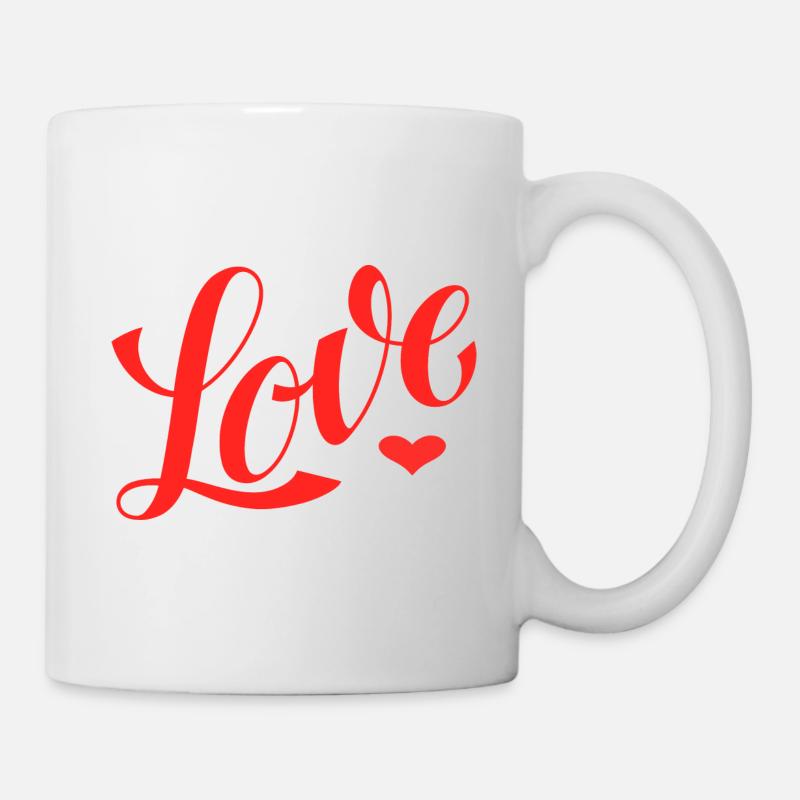 Love - Conçu par KissingLetters - Mug blanc - blanc