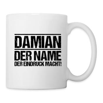 First name Damian - Mug - white - Right