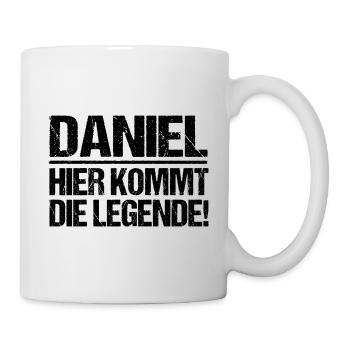 Prénom Daniel - Mug blanc - blanc - Droite