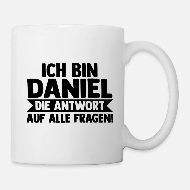 First name Daniel - Mug - white