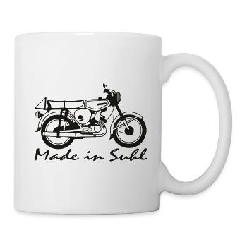 Simson s51 Made in Suhl - Tasse - Weiß - Rechts