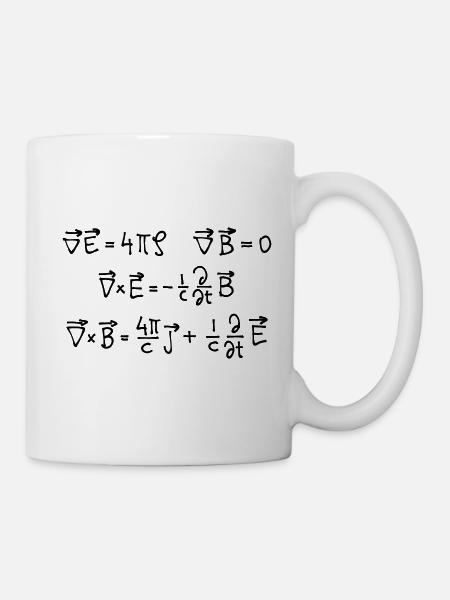 Maxwell Equations (cgs) - Tasse - Weiß