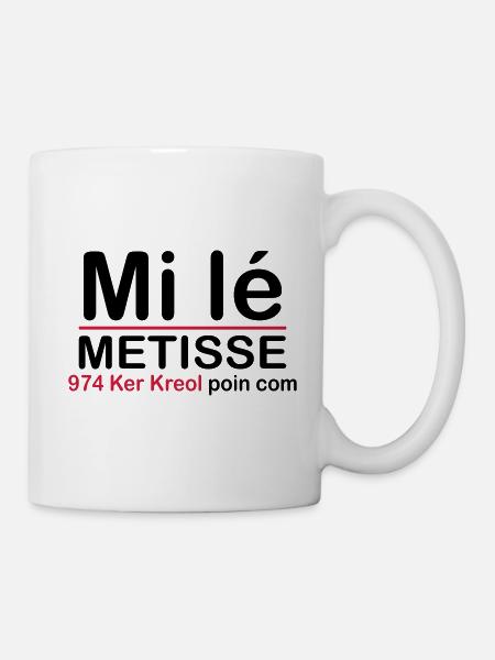 Mi lé METISSE - Mug blanc - blanc