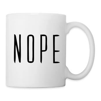 Pas de paroles drôles - Mug blanc - blanc - Droite