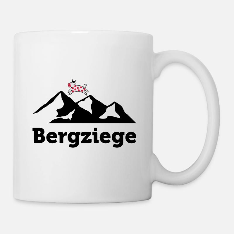Chèvre de montagne Conception pour les grimpeurs - Mug blanc - blanc