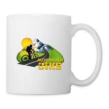 Mountainbike - Tasse - Weiß - Rechts