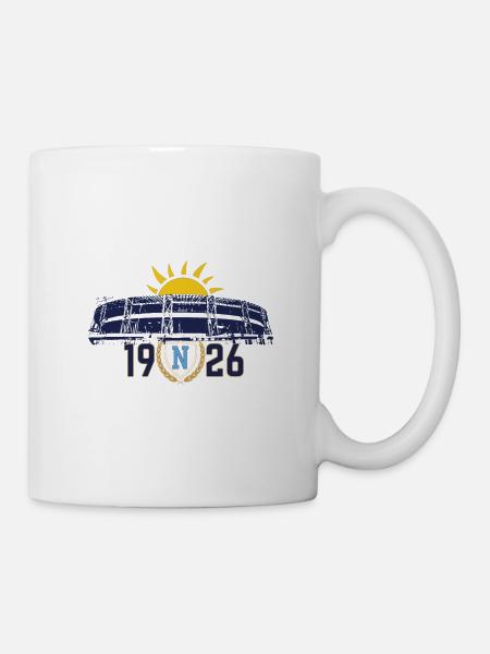 Rising sun on San Paolo Stadium - Mug - white