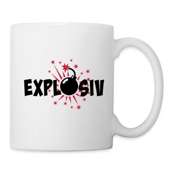 80 Explosiv Bombe Explosion - Tasse - Weiß - Rechts