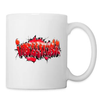 Untrennbare Graffiti - Tasse - Weiß - Rechts