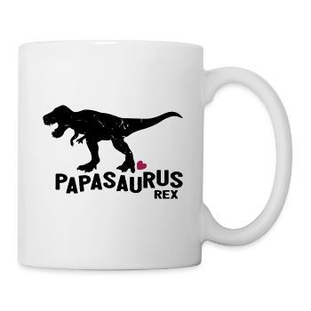 Papasaurus Rex - Mug blanc - blanc - Droite