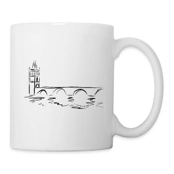 Prague; Czech Republic Charles Bridge, Sight - Mug - white - Right