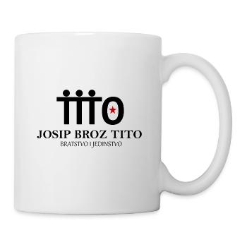 Josip Broz Tito - Bratstvo i Jedinstvo (b) - Tasse - Weiß - Rechts