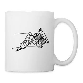 Tatto machine inked - Mug - white - Right