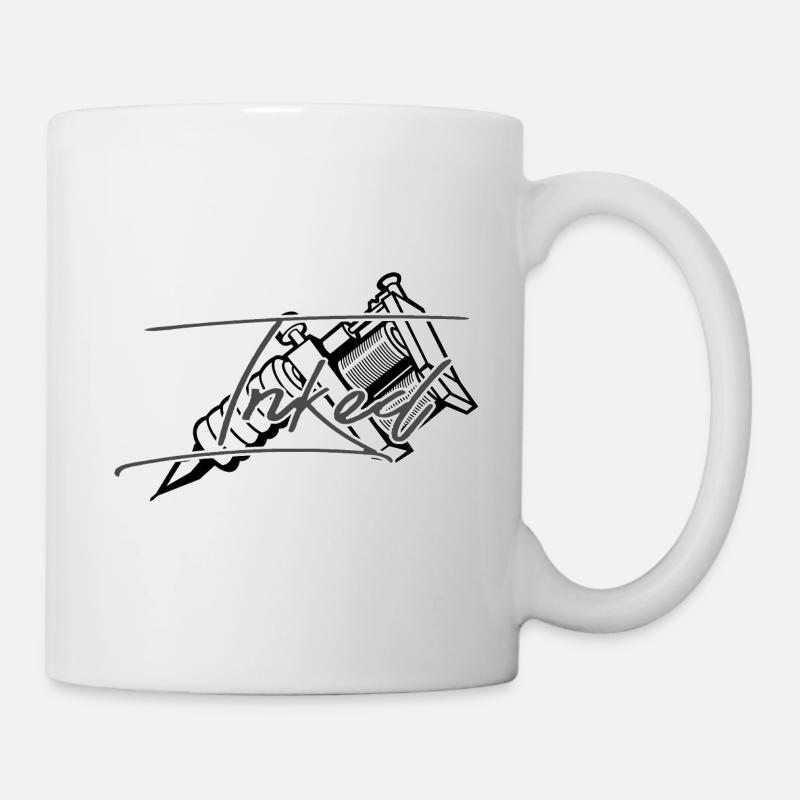 Tatto machine encré - Mug blanc - blanc