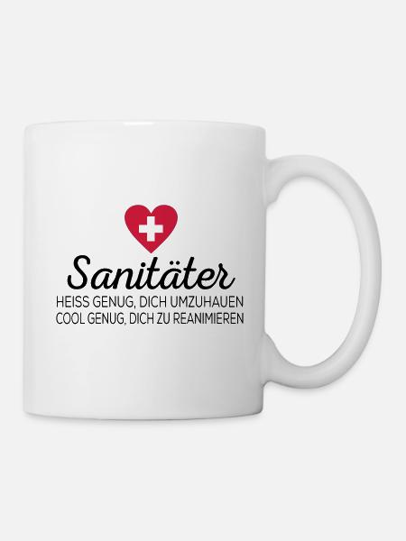 Sanitäter - Tasse - Weiß