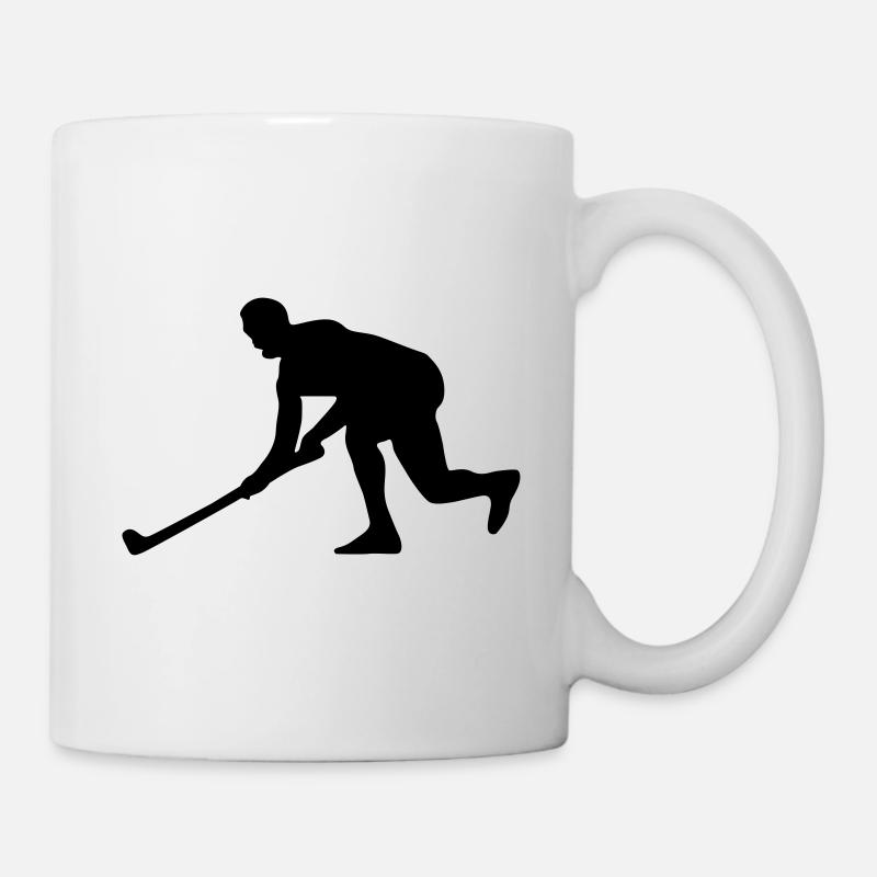feldhockey - Tasse - Weiß