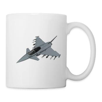 Fighter jet plane jet jet military fighter jet - Mug - white - Right