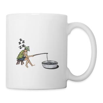 Fishing angler fish hobby fishing sport fishing - Mug - white - Right