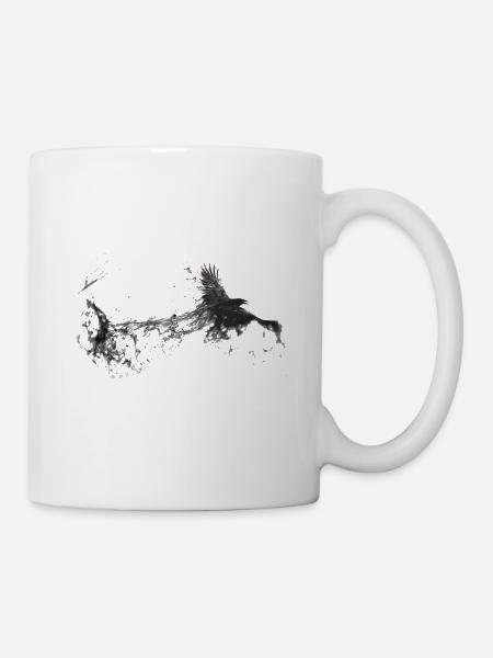 Rabe Corvus Design - Tasse - Weiß