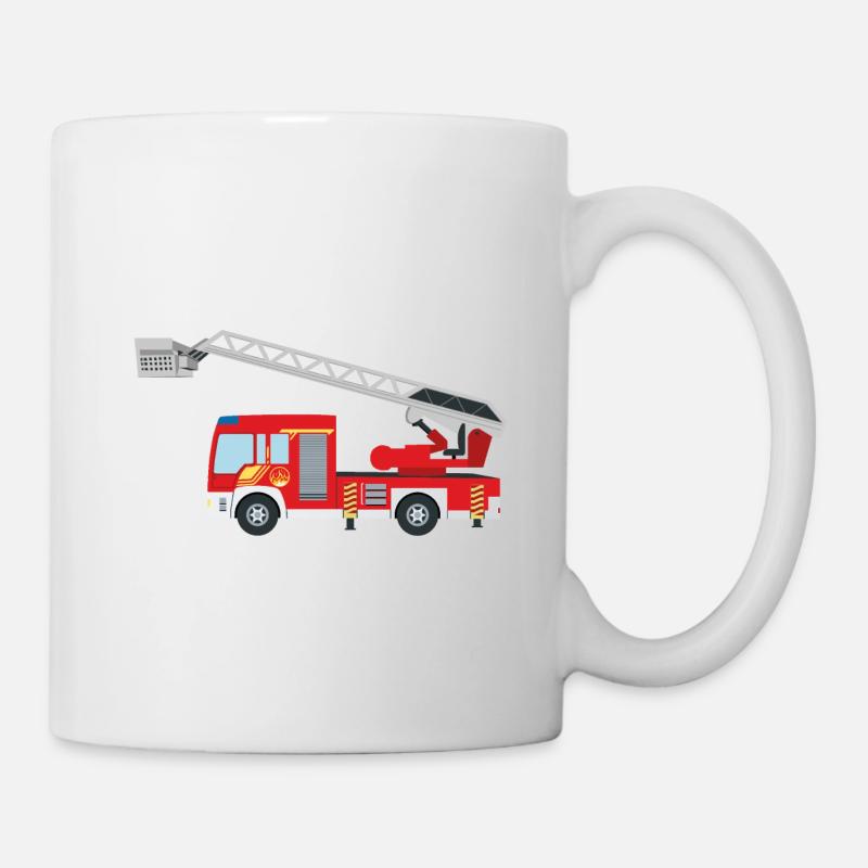 Fire Engine - Mug - white