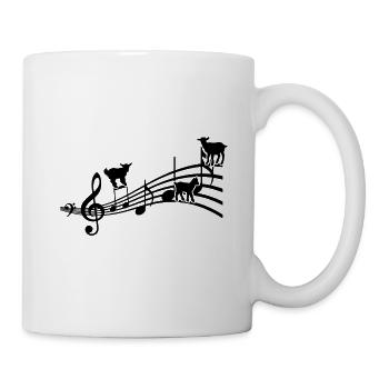 Goats and music | Goats and Music - Mug - white - Right