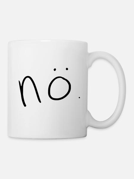 no - Mug - white