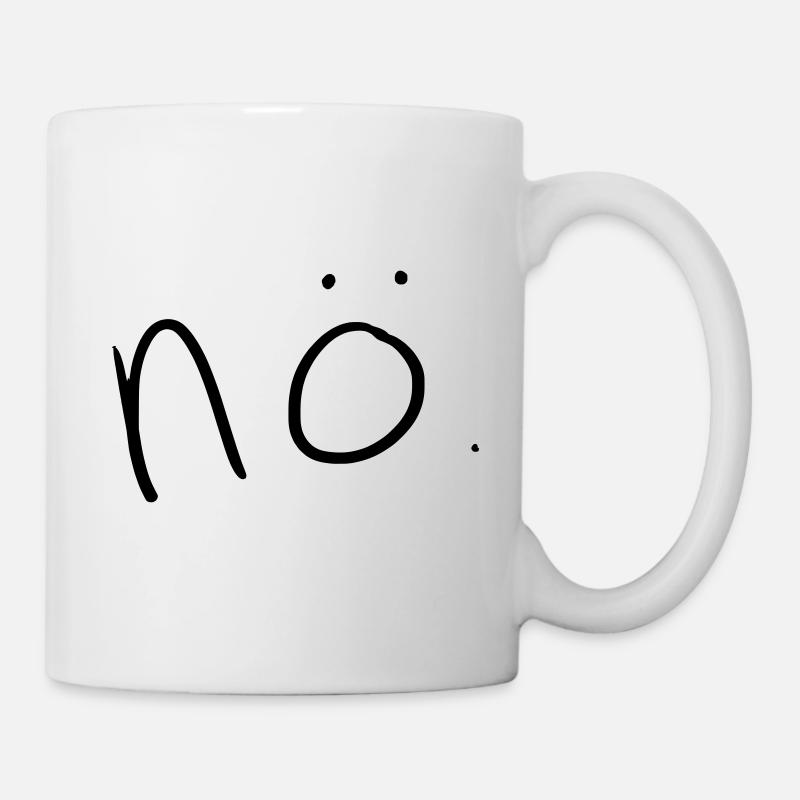 nö - Tasse - Weiß
