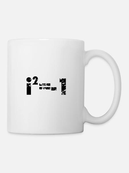 i Carré est -1 : Nombre imaginaire définition Euler - Mug blanc - blanc