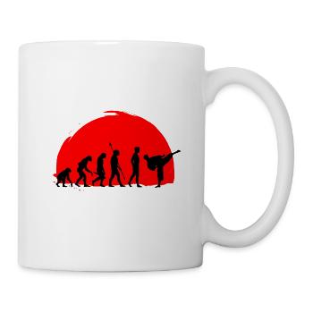 Karate Evolution Kampfsport - Tasse - Weiß - Rechts