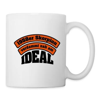 1958 / Geburtstag / November / Skorpion - Tasse - Weiß - Rechts