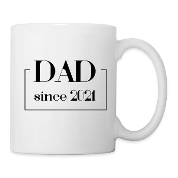DAD since 2021 - Papa Daddy Vater - Mug - white - Right