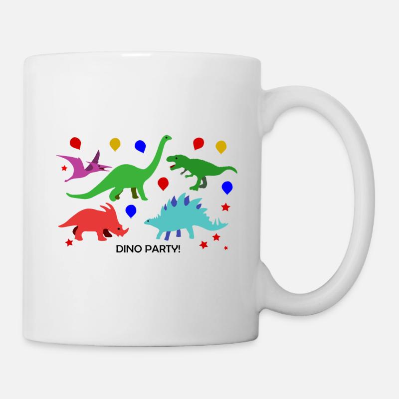 Dino - Tasse - Weiß