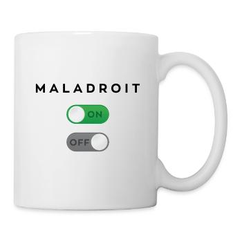 Maladroit mode on - Mug blanc - blanc - Droite