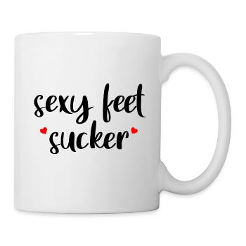 Sexy Feet Sucker - Mug blanc - blanc - Droite