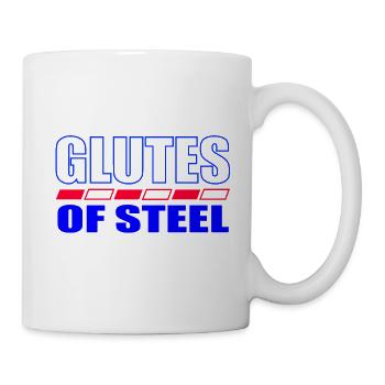 GLUTFS OF STEEL GYM - Tasse - Weiß - Rechts