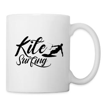 Kitesurfen Kitesurfing Kitesurfer Kitesurf Kite - Mug blanc - blanc - Droite