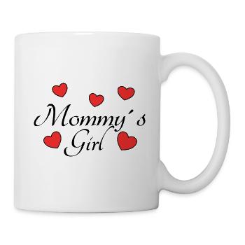 Mommy s Girl Kids Mom Daughter Gift Idea - Mug - white - Right