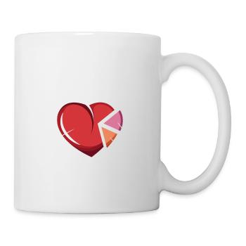 Am liebsten Freund oder Freundin Geschenk - Tasse - Weiß - Rechts