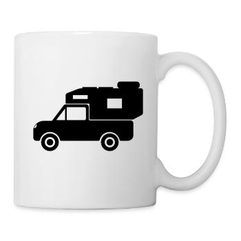 Pickup Camper cabine de logement cabine de dévertichage camping-car - Mug blanc - blanc - Droite