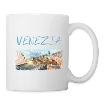 Venezia Venice Grand Canal Rialto Bridge - Mug - white - Right