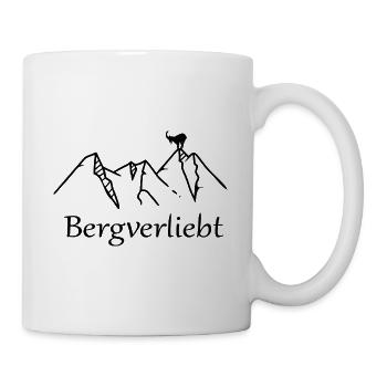Bergverliebt - Tasse - Weiß - Rechts