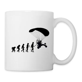 Trike-Gleitschirm Evolution Paragleiten mit Motor - Tasse - Weiß - Rechts